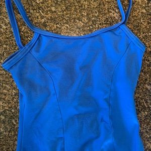 Girls Cobalt Blue Dance Leotard - Sz YL